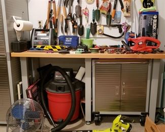 Tools and work bench