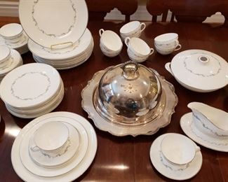 Many pieces with the Royal Doulton china