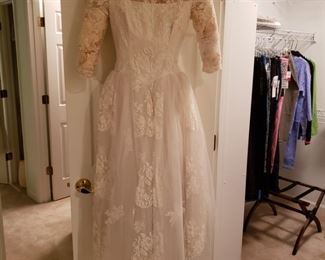 Vintage bridal gown