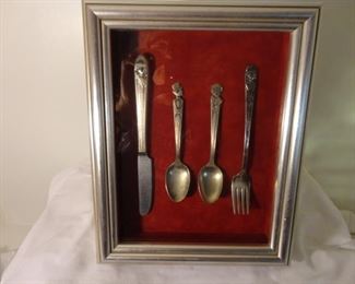  1930's Charlie McCarthy flatware set offered by Chase and Sandborn Coffee Company