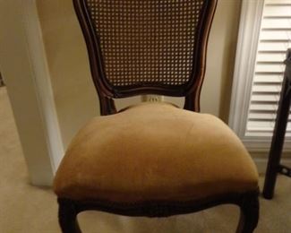 Cane Back Side Chair  Back 36" tall
