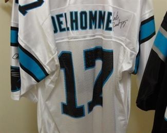Jake Delhomme Jersey (L) signed