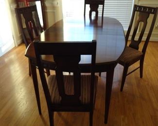 Mid Century Solid Wood Dining Room Suite (6 chairs)  72x40x30