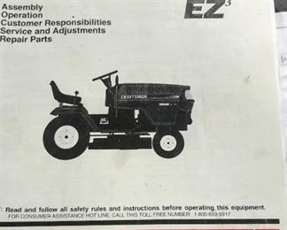 Sears Craftsman EZ riding lawn mower