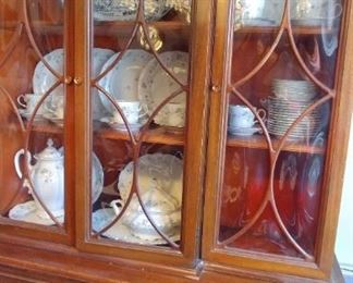 Optional view of China cabinet
