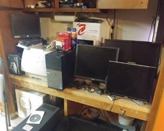 Dell monitors and computers, Lexmark Laser Printer & lots of other computer accessories