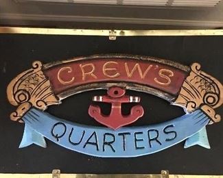 Sign Crews Quarters