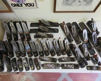 Large collection of Wood Planes