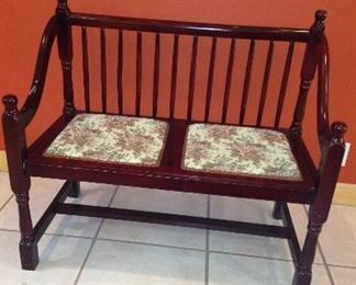 Two Seater Bench w/Arms