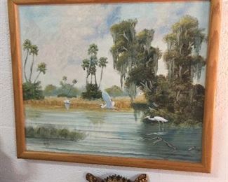 Everglades Artist Painting by Gibby