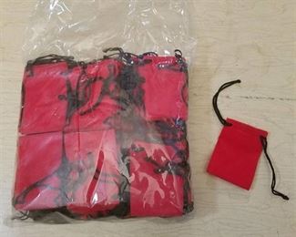 over 90 small drawstring bags