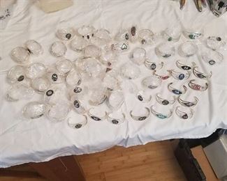 approximately 95 assorted bracelets