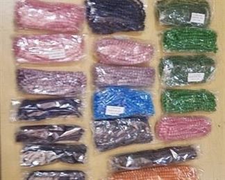 assorted stranded beads