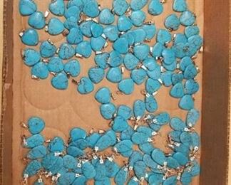turquoise pendants - approximately 190