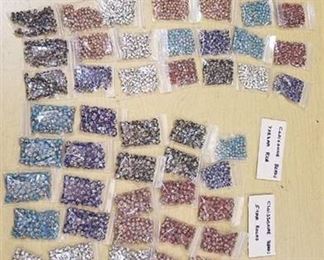 over 40 bags of cloisonne beans