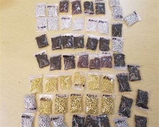 assorted beads - approximately 50 bags
