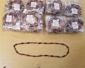 approx 48 beaded strands - 21 inch strands
