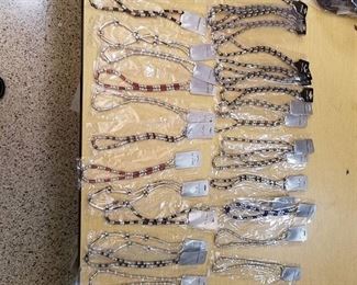 approximately 30 assorted necklaces