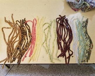 assorted beaded strands - approximately 50 strand