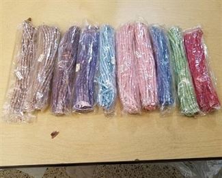 approximately 100 beaded strands