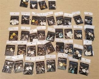 approximately 40 pairs of assorted earrings