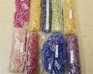 approximately 90 assorted beaded strands - 36 in