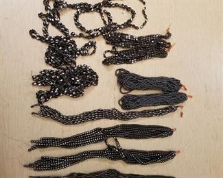 assorted magnetic beaded strands