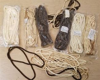 large lot of assorted beaded strands - 16 in Long