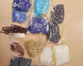large lot of assorted beaded strands