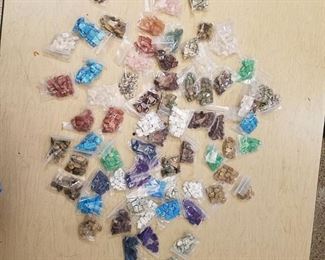 approximately 70 bags of assorted beads