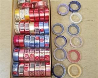 approximately 50 rolls of ribbon