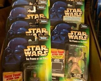 Star Wars figurines new in package 