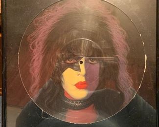 KISS Paul Stanley portrait record album 