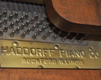 Haddorff parlor grand piano (1921) completely restored inside and out