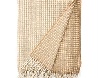 Checkered Cashmere Throw