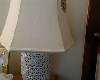 Blanc De Chine Cherry Blossom lamp
