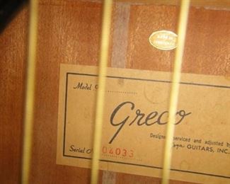 Greco Acoustic Guitar.
