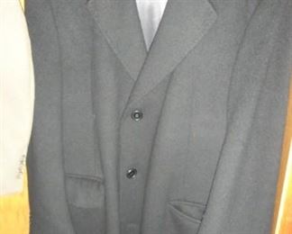 Cashmere Blend Men's Over Coat , XL 