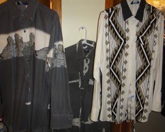 Men’s western shirts, (Wrangler, Brooks & Dunn, Kakadu, Ruddock Bros, Roper), Size XL 