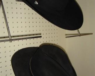 Stetson Black Cowboy Hats.  Assorted men’s Cowboy hats (Rodeo King, Stetson, The Bull Chute, Larry Mahan’s, Henschel, Sullys) – 12 to choose from (Great selection!) Size 7 1/4 - 7 1/2
