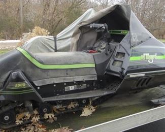 Snowmobile -Yamaha exciter L/C,  -  odometer 3206, hours 60, 
·        Snowmobile, – Arctic Cat Wild Cat AFS model 650, -  odometer 3890, hours 123
·        Snowmobile, – Exciter L/C  - odometer 3260, hours 35
·        Snowmobile,  – Arctic Cat el tigre model 6000, -  odometer 5902, hours 151