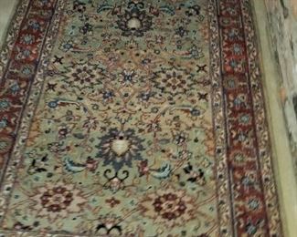 Hand knotted area rugs 
