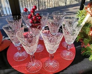 Waterford, Wine glasses, Mooncoin pattern