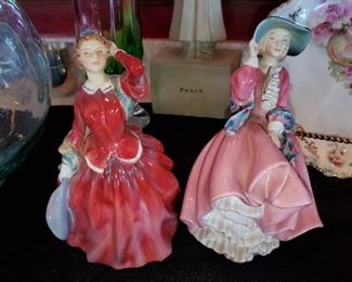 Royal Doulton Figurines,  "Blithe Morning",  " Top of the Hill" 