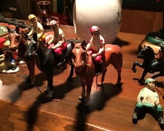 Horse and Jockey - cast iron