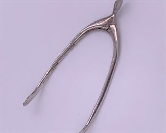 Antique Gorham sterling silver tongs