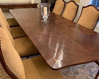 Emanuel Morez table and 10 chairs. Amazing!