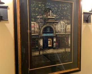 Thomas Pradzynski serigraph, signed and numbered, one of three.