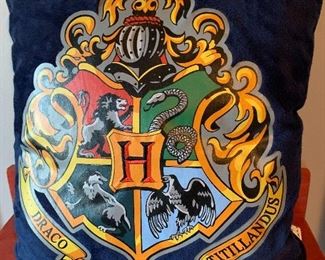 Hogwarts pillow.
