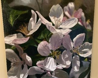 Another stunning Michael Gerry floral oil on canvas.